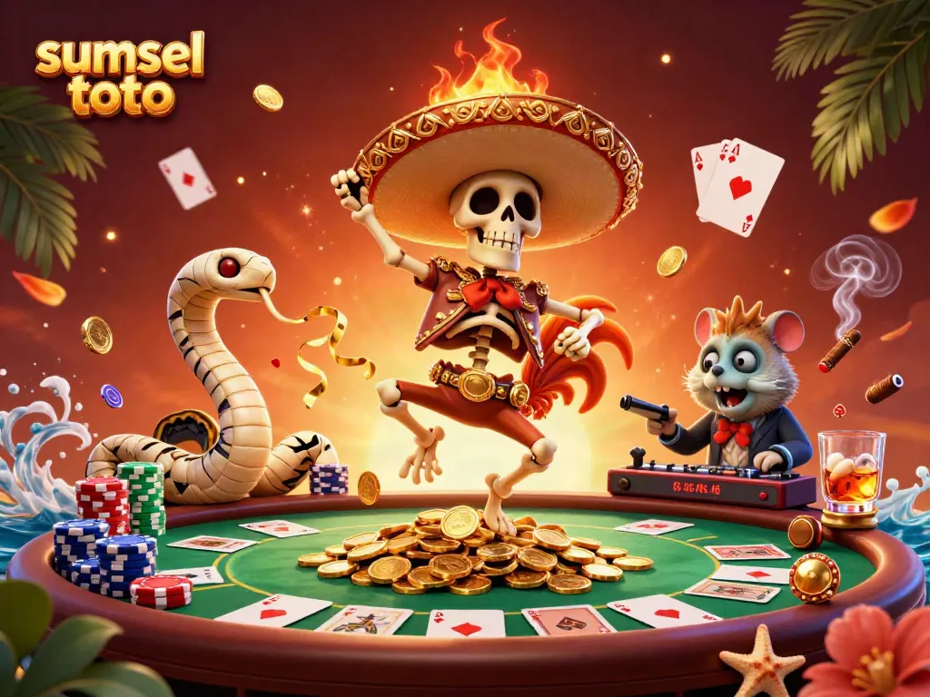 Experience thrilling wins at sumsel toto with vibrant characters and enticing gambling elements.