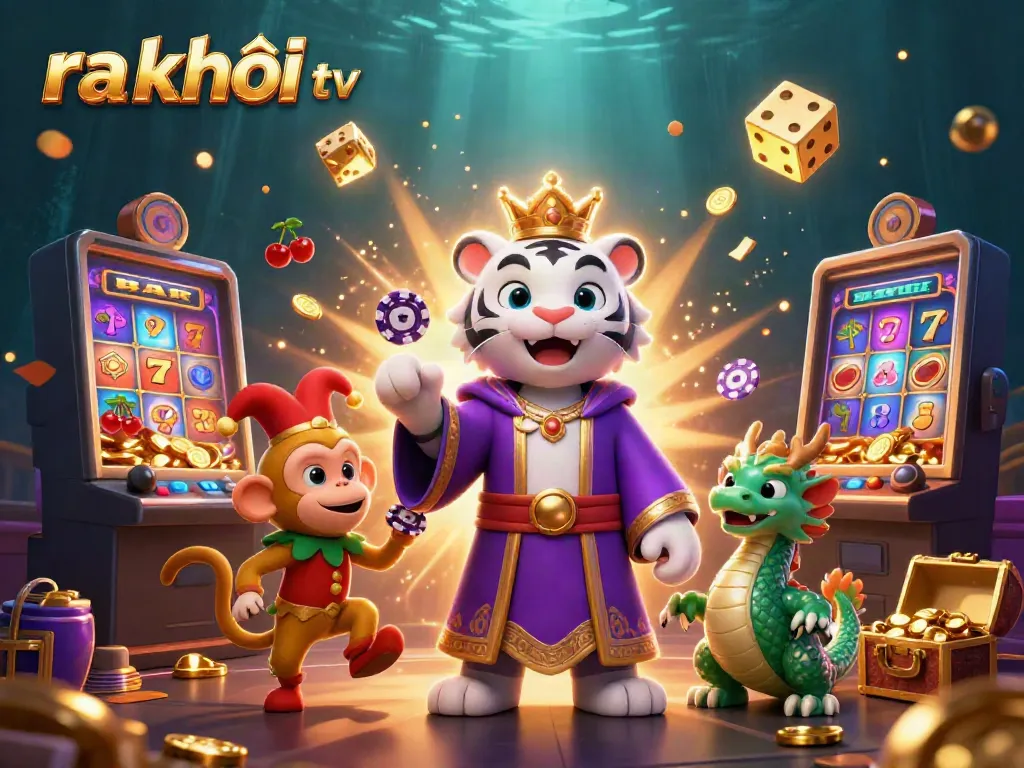 Experience ra khơi tv's exciting gameplay with vibrant characters and dynamic casino elements.