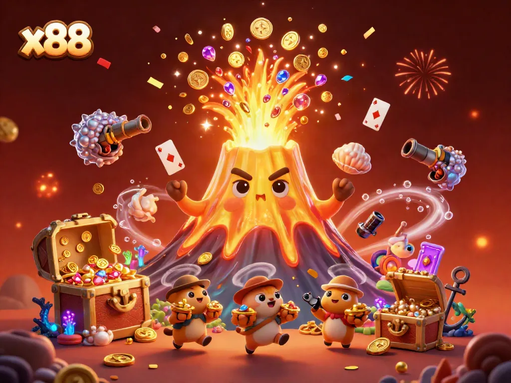 Experience thrilling wins with x88 in a vibrant casino world filled with treasure and excitement.