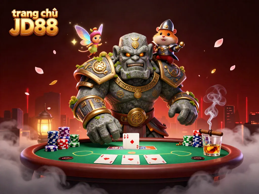 Engage in thrilling games at trang chủ JD88, featuring dazzling characters and vibrant casino elements.