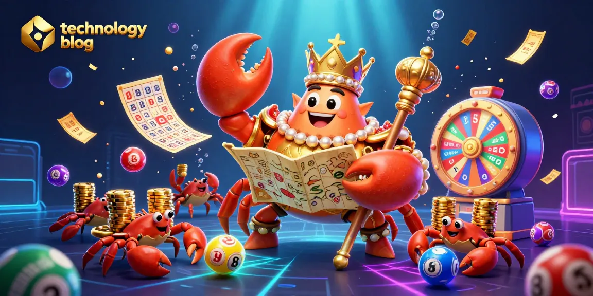 Experience dynamic gaming at a technology blog with a vibrant 3D casino scene showcasing fun elements like chips and lottery balls.