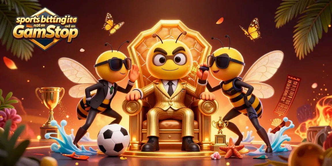 Engage your bets with dynamic sports betting sites not on GamStop featuring energetic characters and vibrant casino elements.